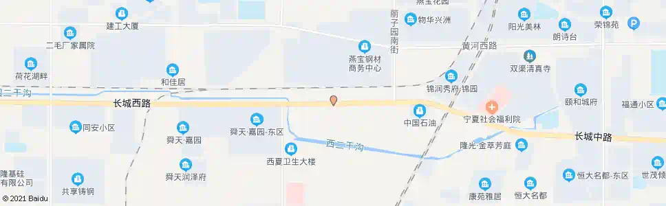 银川第三污水处理厂_公交站地图_银川公交_妙搜公交查询2024