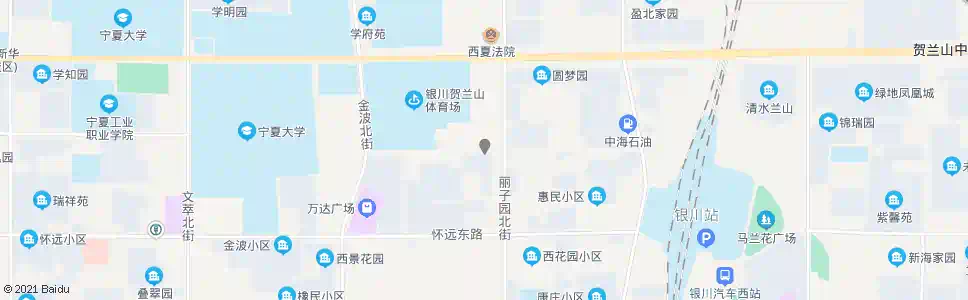 银川淳风巷丽子园街口_公交站地图_银川公交_妙搜公交查询2024