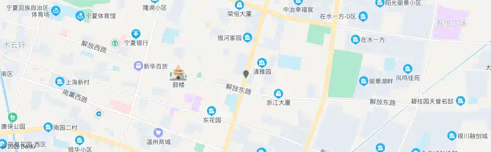 银川东门_公交站地图_银川公交_妙搜公交查询2024