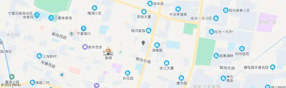 银川文化东街_公交站地图_银川公交_妙搜公交查询2024