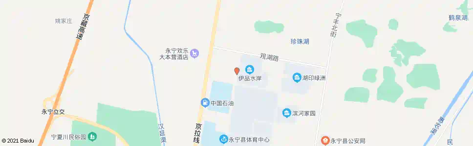 银川永宁县伊品水岸_公交站地图_银川公交_妙搜公交查询2024