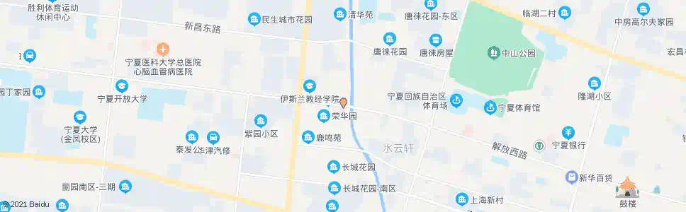 银川西门桥_公交站地图_银川公交_妙搜公交查询2024