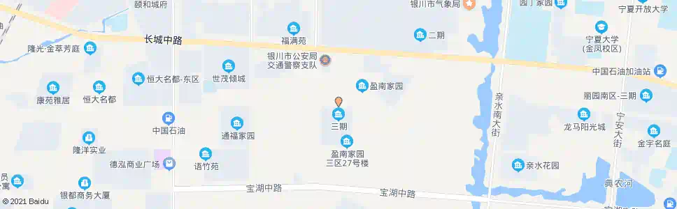 银川盈南家园三区_公交站地图_银川公交_妙搜公交查询2024