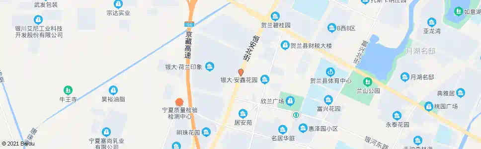 银川贺兰光明路口_公交站地图_银川公交_妙搜公交查询2024