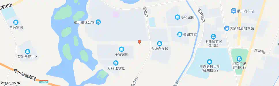 银川中海城锦园_公交站地图_银川公交_妙搜公交查询2024