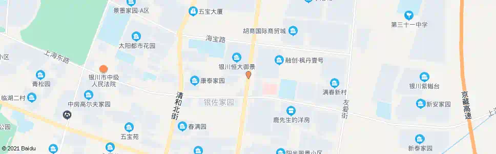 银川满春大酒店_公交站地图_银川公交_妙搜公交查询2024