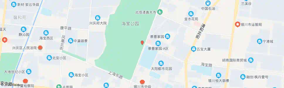 银川北塔路口_公交站地图_银川公交_妙搜公交查询2024