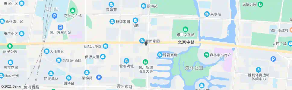 银川B1满城街站_公交站地图_银川公交_妙搜公交查询2024