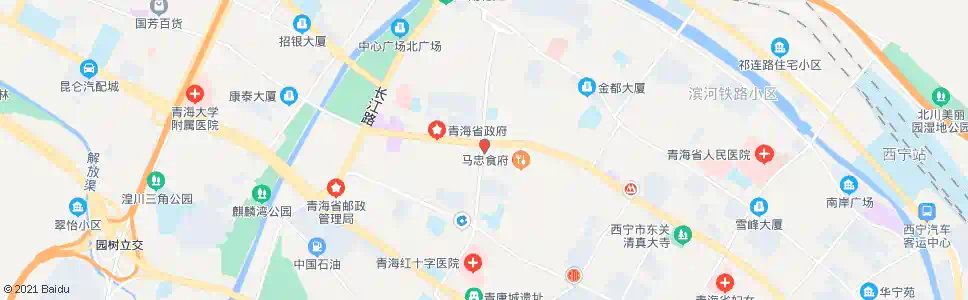 西宁大什字北_公交站地图_西宁公交_妙搜公交查询2024