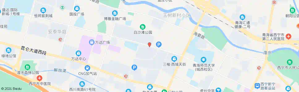 西宁五四二桥西_公交站地图_西宁公交_妙搜公交查询2024