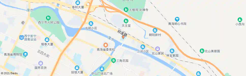 西宁十三中_公交站地图_西宁公交_妙搜公交查询2024