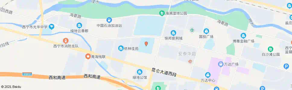 西宁湟川中学新址_公交站地图_西宁公交_妙搜公交查询2024