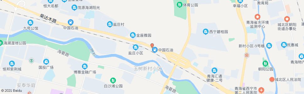 西宁海湖桥西_公交站地图_西宁公交_妙搜公交查询2024