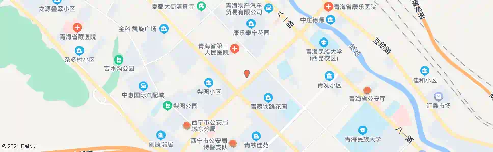 西宁康西新村(青藏花园)_公交站地图_西宁公交_妙搜公交查询2024