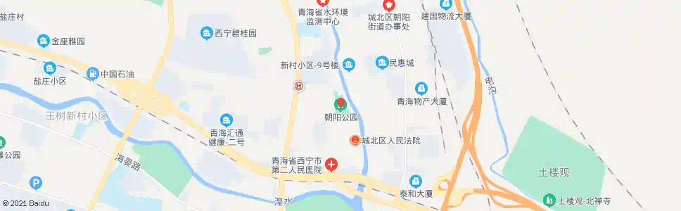 西宁朝阳公园_公交站地图_西宁公交_妙搜公交查询2024