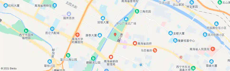 西宁中心广场_公交站地图_西宁公交_妙搜公交查询2024