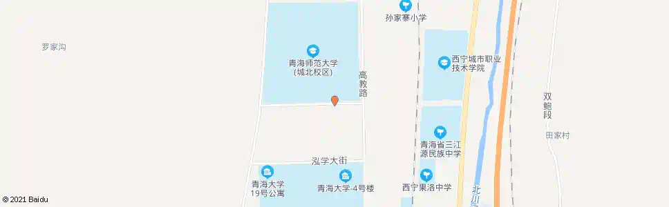 西宁师大_公交站地图_西宁公交_妙搜公交查询2024