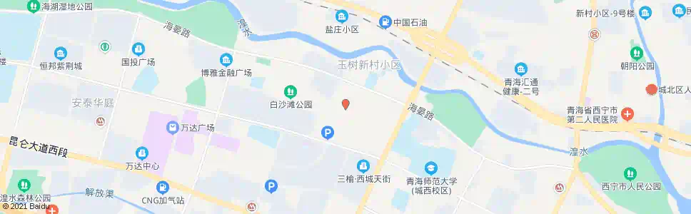 西宁海湖路市场_公交站地图_西宁公交_妙搜公交查询2024