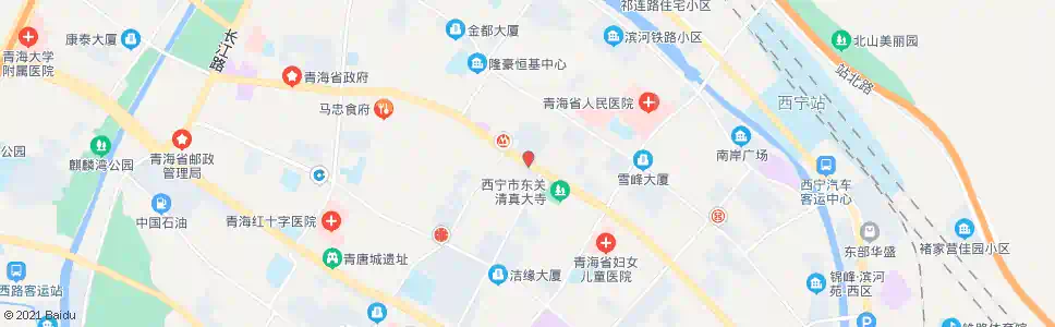 西宁北小街口_公交站地图_西宁公交_妙搜公交查询2024