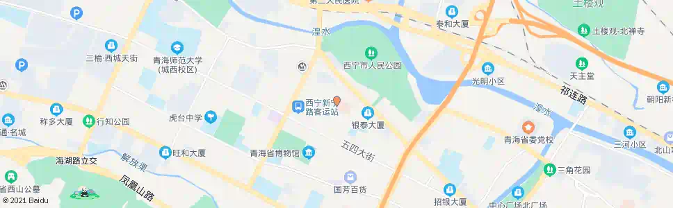 西宁交通巷_公交站地图_西宁公交_妙搜公交查询2024