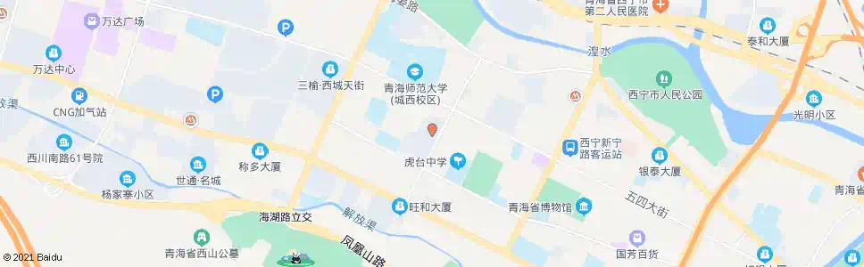 西宁虎台小区北口_公交站地图_西宁公交_妙搜公交查询2024