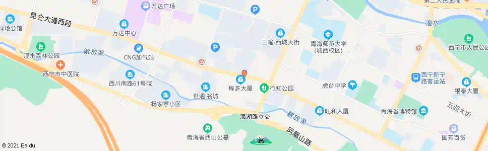 西宁水校_公交站地图_西宁公交_妙搜公交查询2024