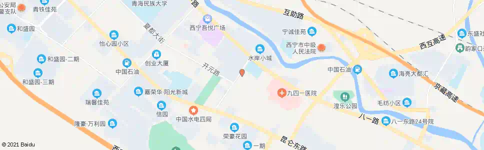 西宁十里铺小学_公交站地图_西宁公交_妙搜公交查询2024