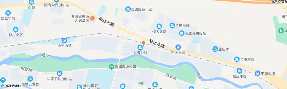 西宁文苑桥西_公交站地图_西宁公交_妙搜公交查询2024