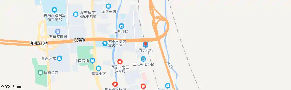 西宁金桥路北_公交站地图_西宁公交_妙搜公交查询2024