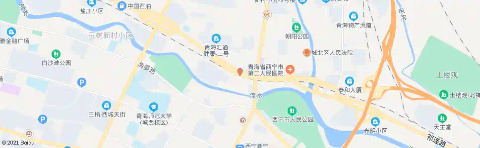 西宁小桥十字西_公交站地图_西宁公交_妙搜公交查询2024