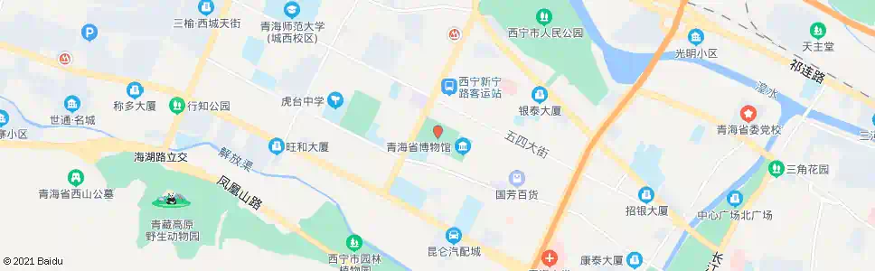 西宁新宁广场_公交站地图_西宁公交_妙搜公交查询2024