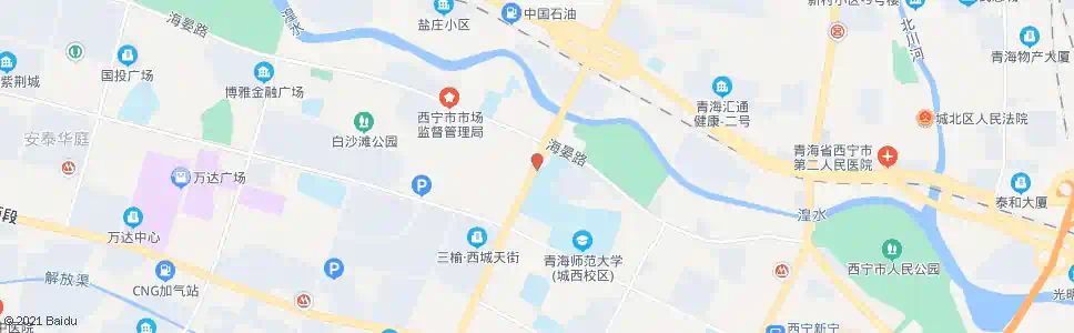 西宁海湖桥南_公交站地图_西宁公交_妙搜公交查询2024