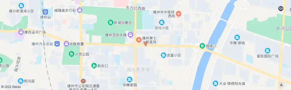 德州十三局医院_公交站地图_德州公交_妙搜公交查询2024