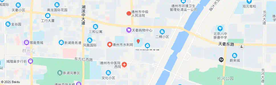 德州九中_公交站地图_德州公交_妙搜公交查询2024