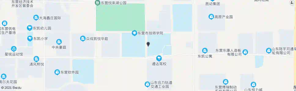 东营东营市技师学院西门_公交站地图_东营公交_妙搜公交查询2024