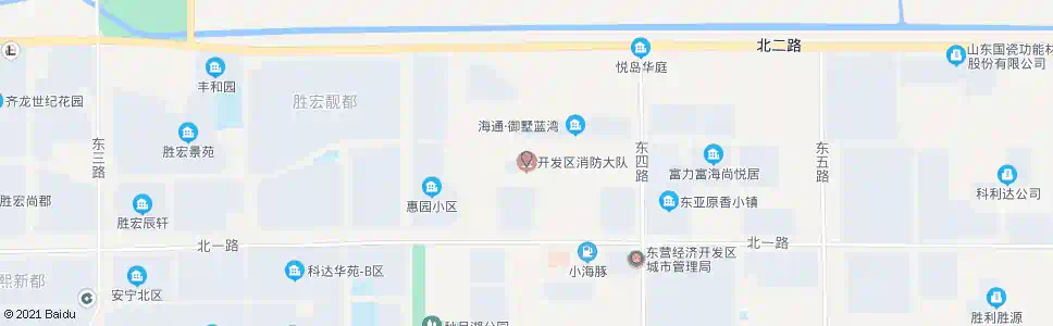 东营开发区消防支队_公交站地图_东营公交_妙搜公交查询2024