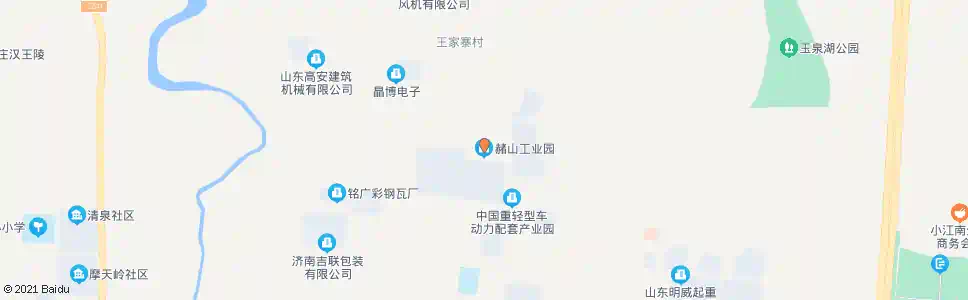 济南赭山工业园_公交站地图_济南公交_妙搜公交查询2024