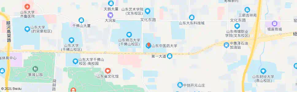 济南中医药大学_公交站地图_济南公交_妙搜公交查询2024