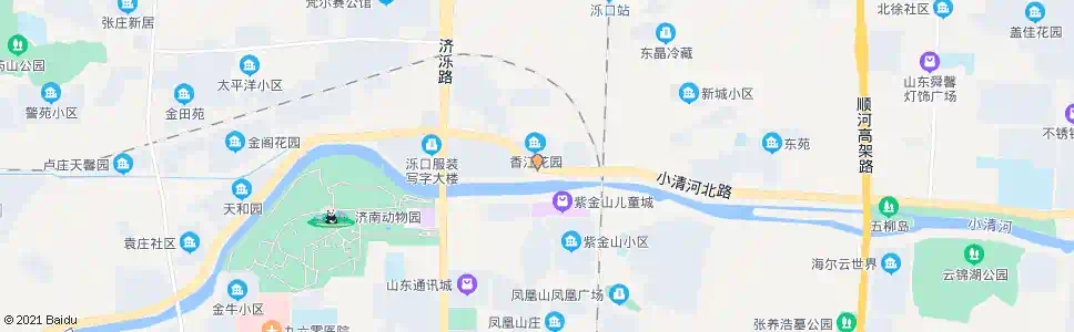 济南小清河北路标山路_公交站地图_济南公交_妙搜公交查询2024