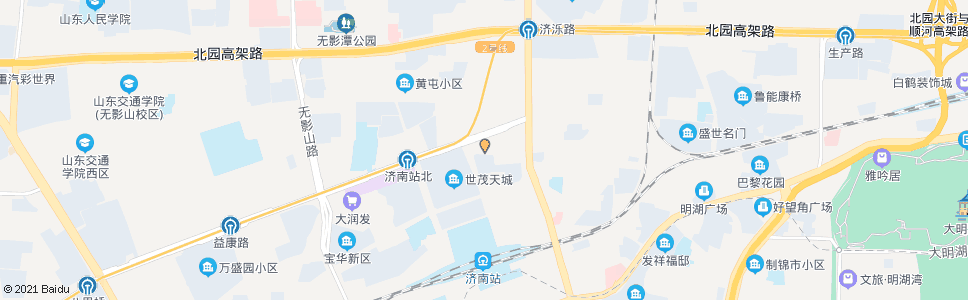 济南西工商河路堤口路_公交站地图_济南公交_妙搜公交查询2024