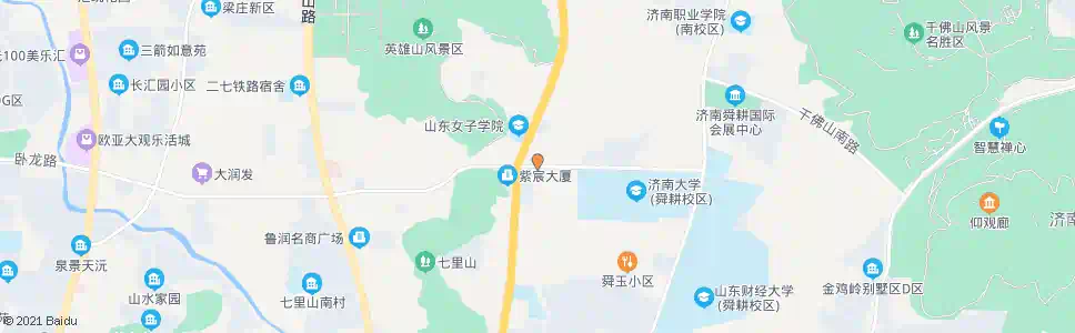 济南玉函路济大路_公交站地图_济南公交_妙搜公交查询2024