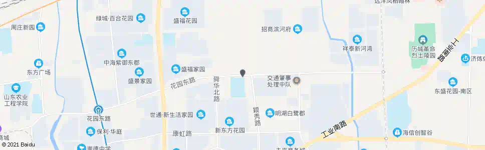 济南花园东路颖秀路_公交站地图_济南公交_妙搜公交查询2024