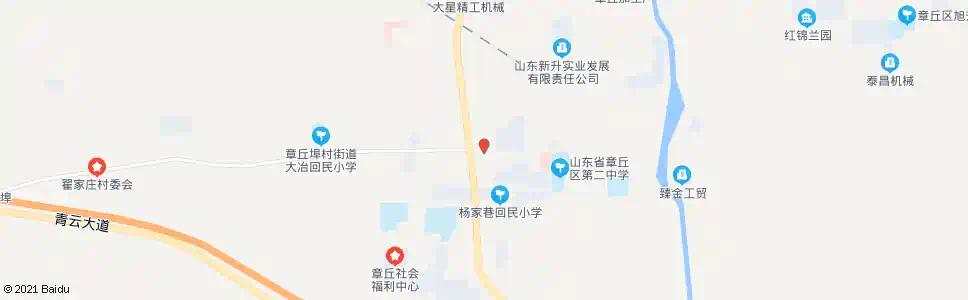 济南杨家巷村_公交站地图_济南公交_妙搜公交查询2024