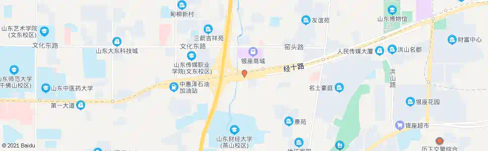 济南燕山立交桥东_公交站地图_济南公交_妙搜公交查询2024