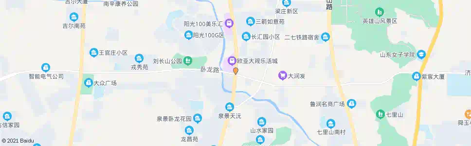 济南鸿园小区_公交站地图_济南公交_妙搜公交查询2024