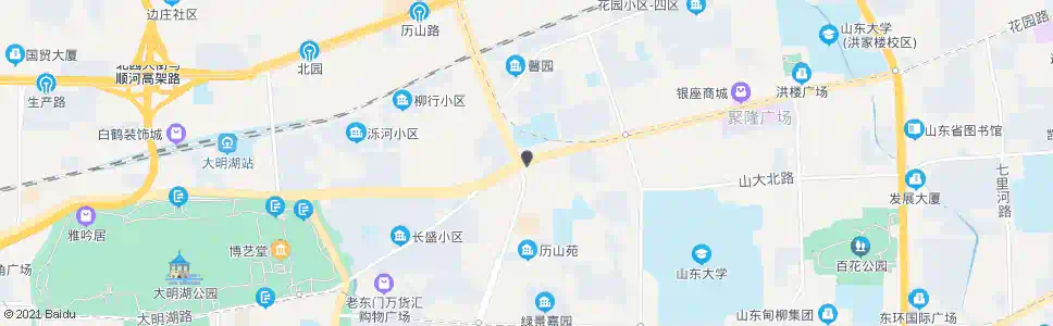 济南花园路历山路_公交站地图_济南公交_妙搜公交查询2024