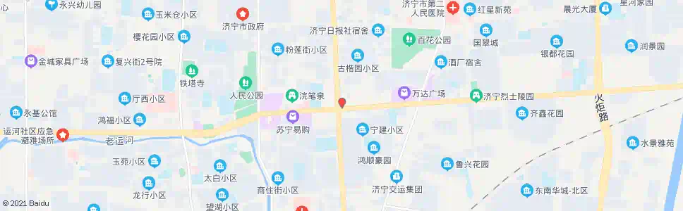 济宁济宁饭店_公交站地图_济宁公交_妙搜公交查询2024