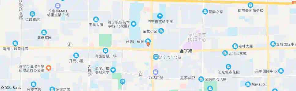 济宁鑫宇服装城_公交站地图_济宁公交_妙搜公交查询2024