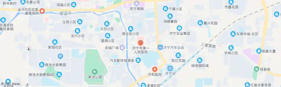 济宁人民医院_公交站地图_济宁公交_妙搜公交查询2024