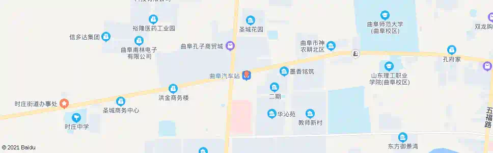 济宁曲阜汽车站_公交站地图_济宁公交_妙搜公交查询2024